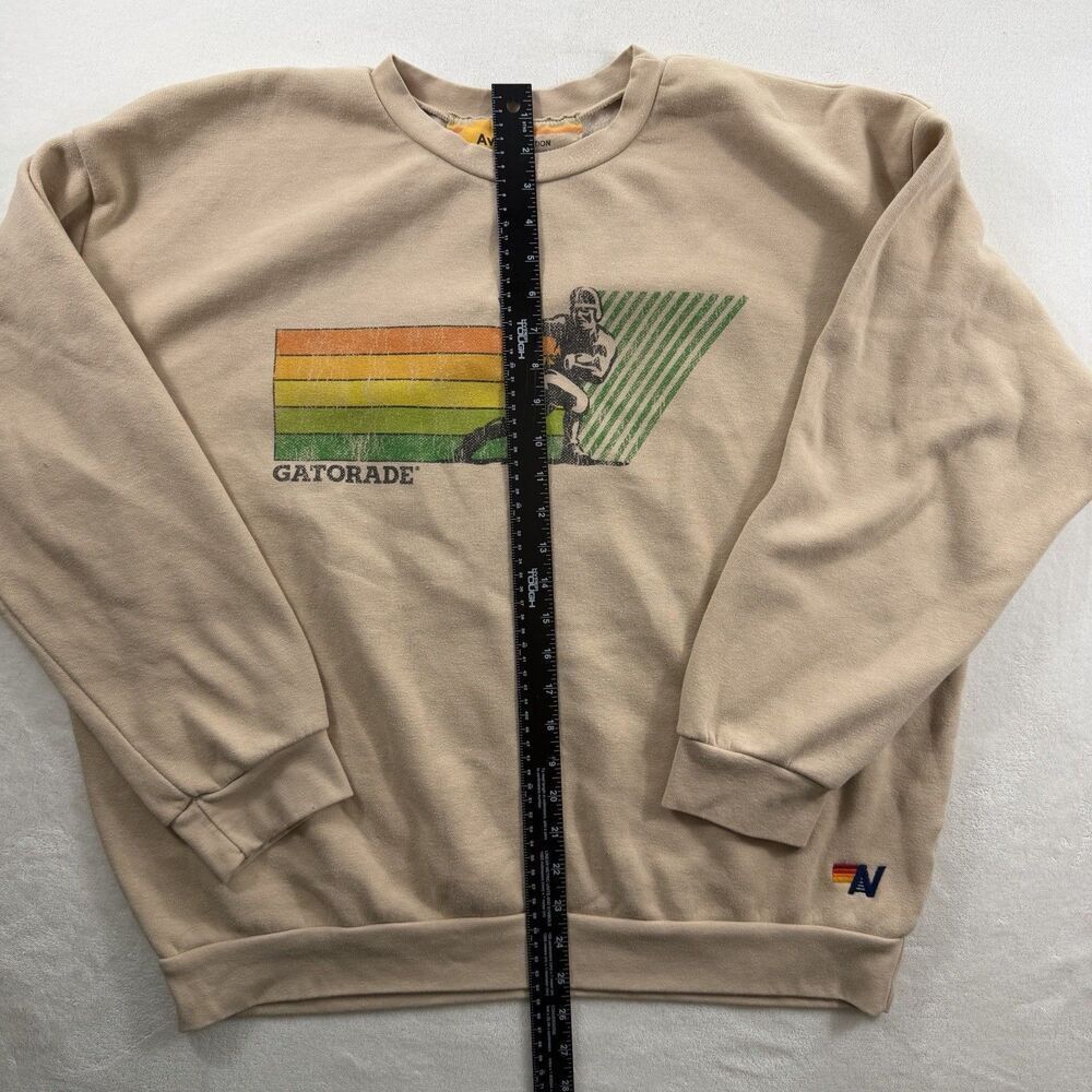 ULTRA RARE AVIATOR NATION Gatorade Football Bolt Crew Sweatshirt UNISEX Size L - Picture 5 of 14